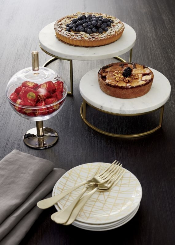 Essex Marble Cake Stand/Server Small - Image 5