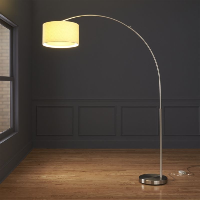 Big Dipper Arc Brushed-Nickel Floor Lamp - Image 3