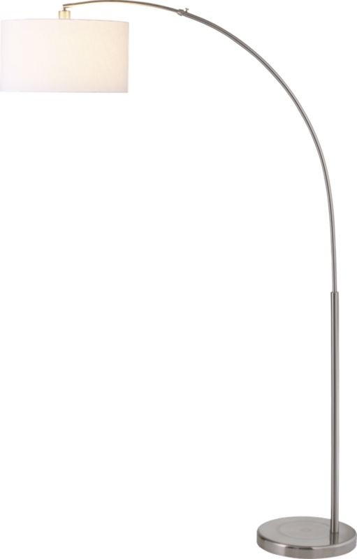 Big Dipper Arc Brushed-Nickel Floor Lamp - Image 6
