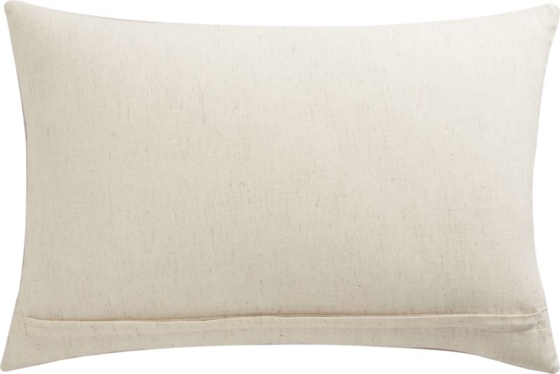 "18""x12"" loki blush leather pillow with feather-down insert" - Image 6