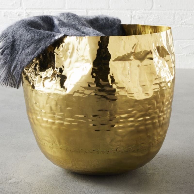 Liquid Large Brass Basket - Image 6