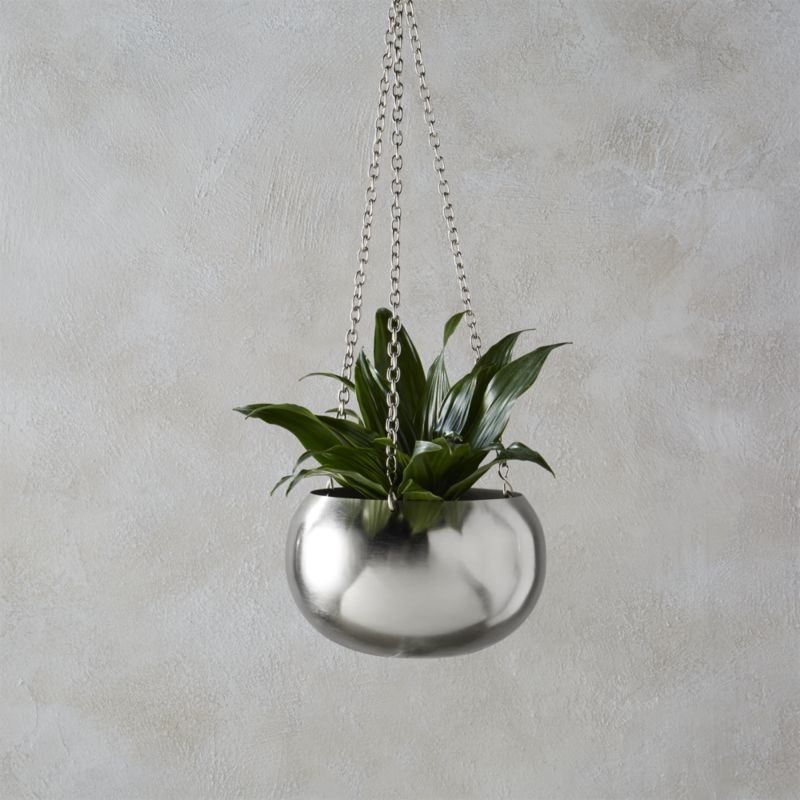 raj silver hanging planter - Image 4