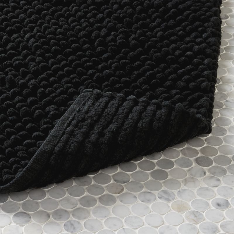 cirrus black bath mat - Image 1