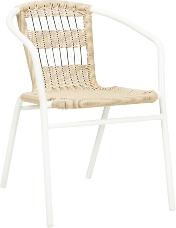 Rex Open Weave Outdoor Armchair - Image 4