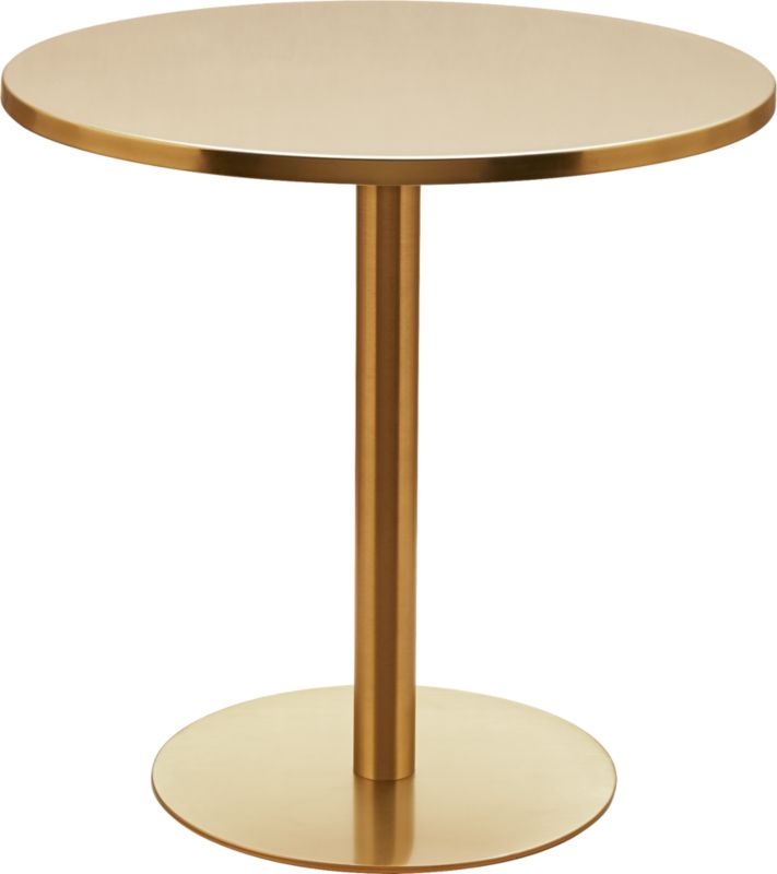 watermark brass bistro table - Image 2