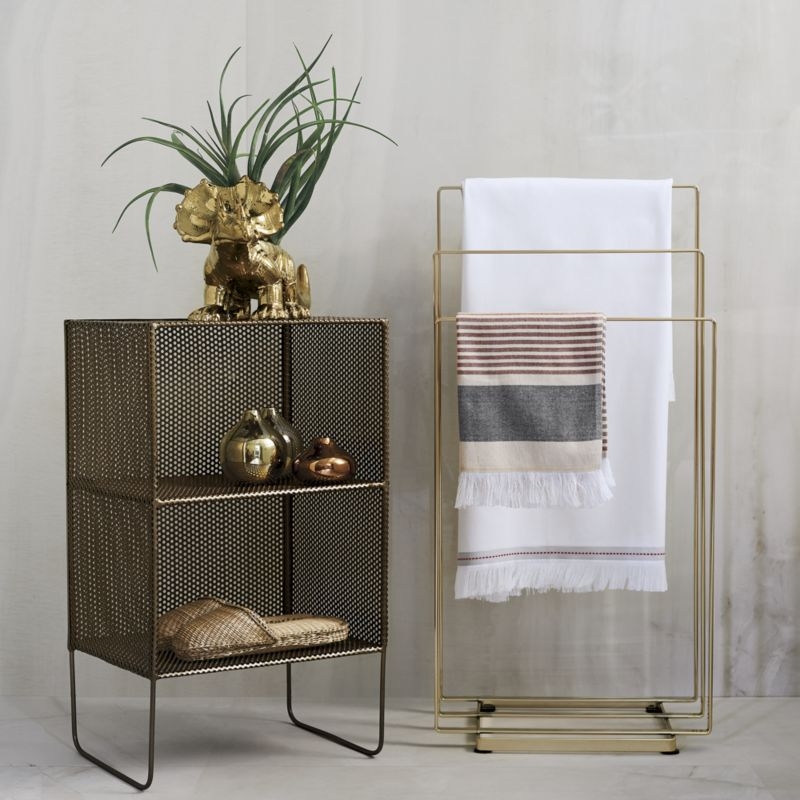 Sift Gold Metal Side Table - Image 4