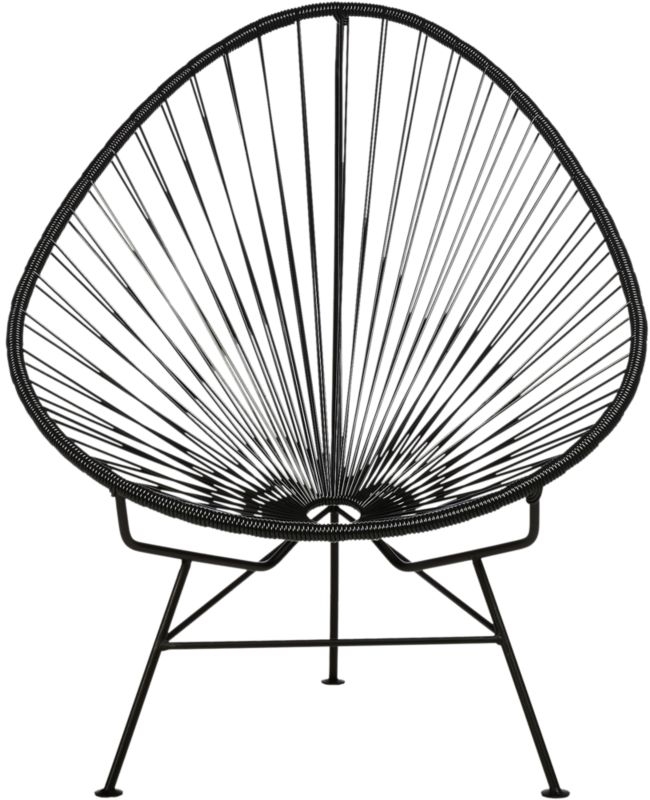 Acapulco Black Outdoor Chair - Image 0