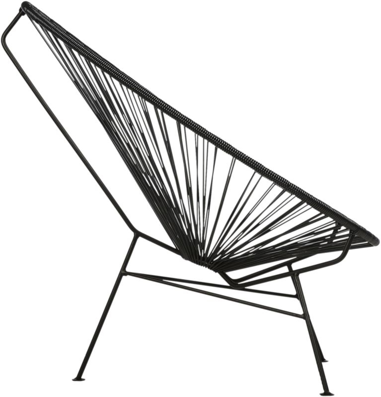 Acapulco Black Outdoor Chair - Image 4