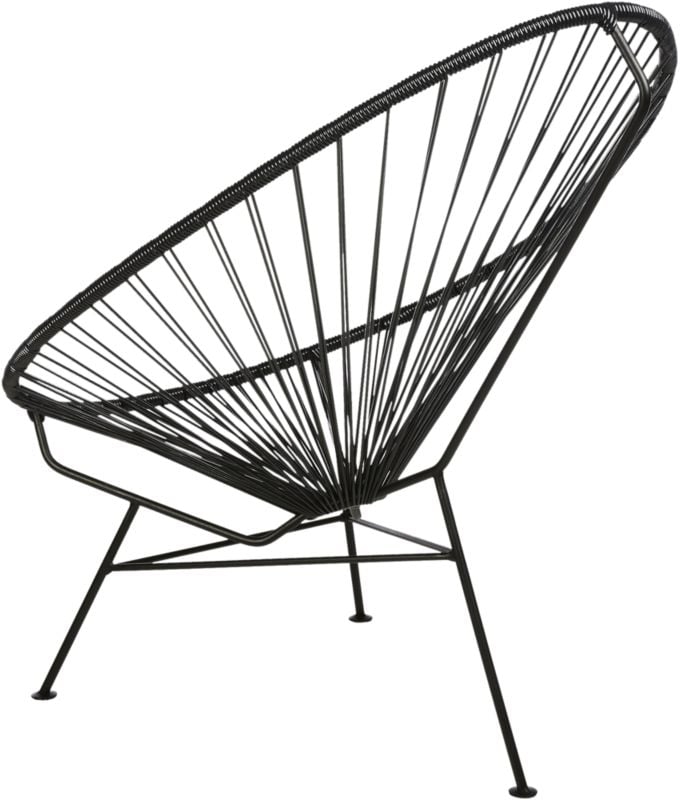 Acapulco Black Outdoor Chair - Image 5