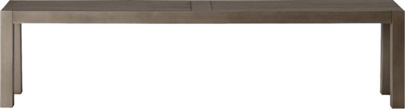 matera large grey dining bench - Image 2