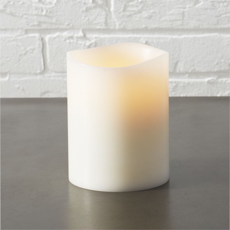 "flameless 3""x4"" LED pillar candle" - Image 6