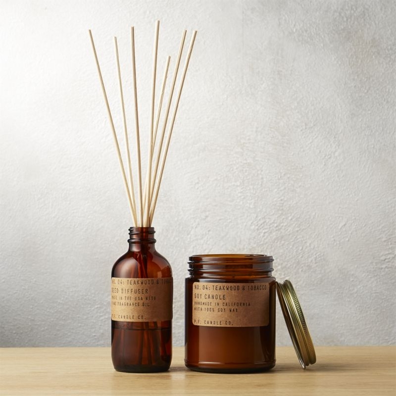 teakwood and tobacco soy candle - Image 3