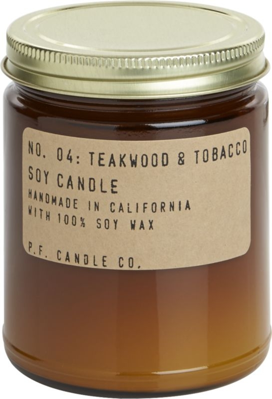 teakwood and tobacco soy candle - Image 5
