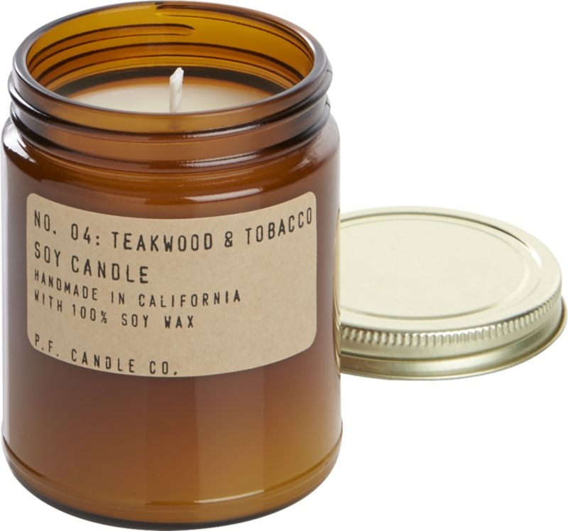 teakwood and tobacco soy candle - Image 6
