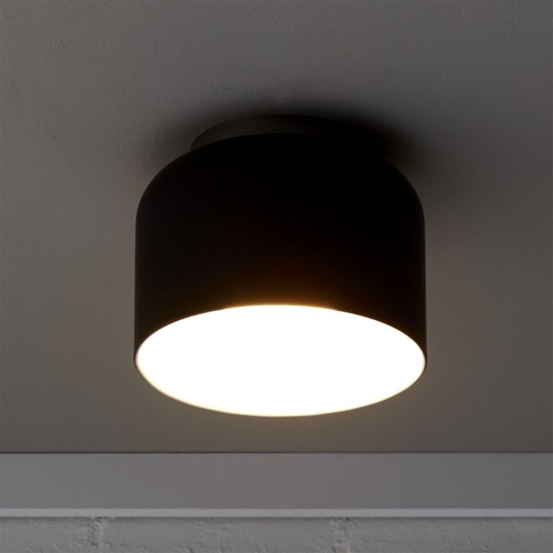 Bell Black Flush Mount Light - Image 4