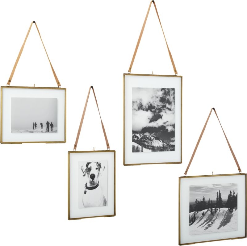 brass floating 5x7 picture frame - Image 6