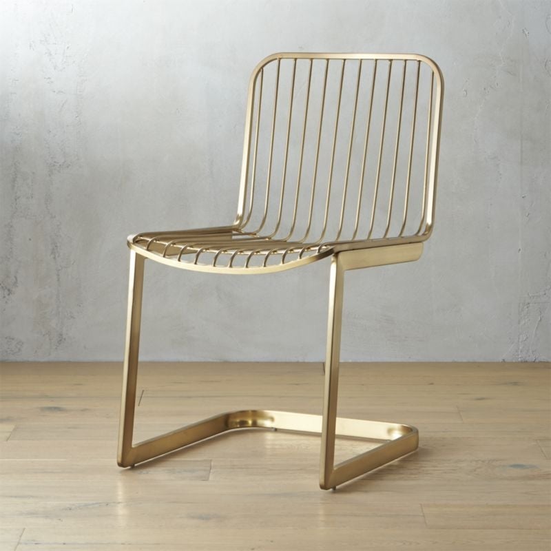 rake brass chair - Image 5