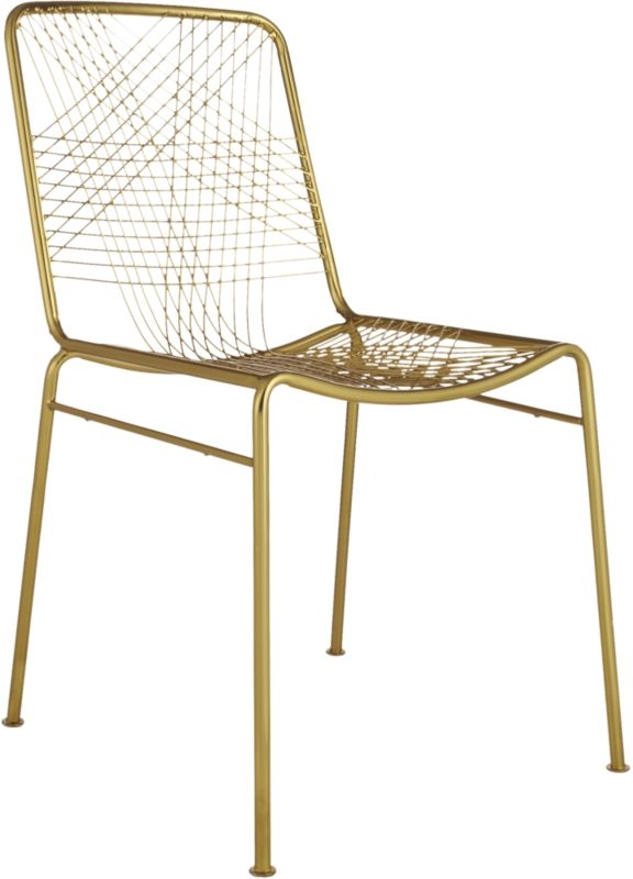 Alpha Brass Metal Chair - Image 5