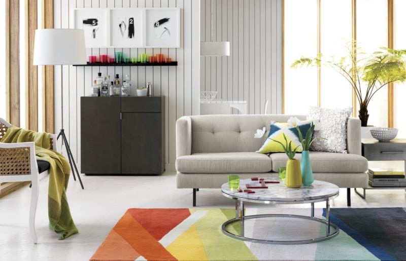 banded multicolor stripe rug 8'x10' - Image 4