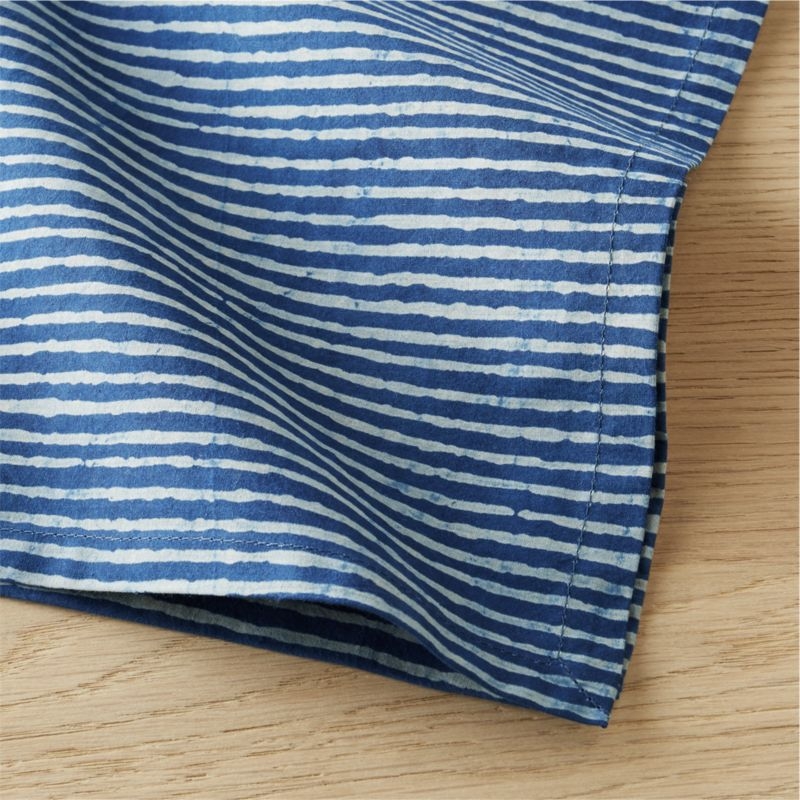 set of 4 indigo stripe napkins - Image 3