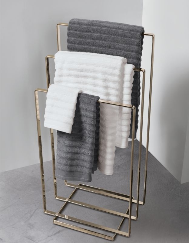 channel white cotton bath towel - Image 2