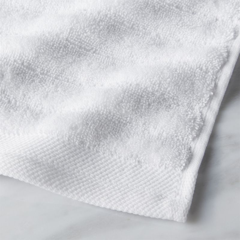 channel white cotton washcloth - Image 4