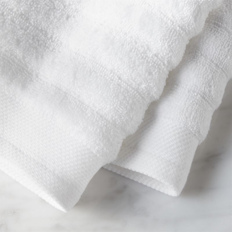 channel white cotton washcloth - Image 5