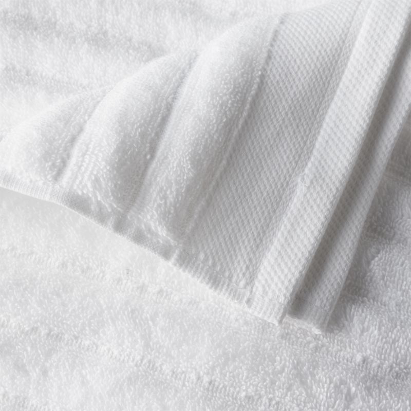 channel white cotton washcloth - Image 6