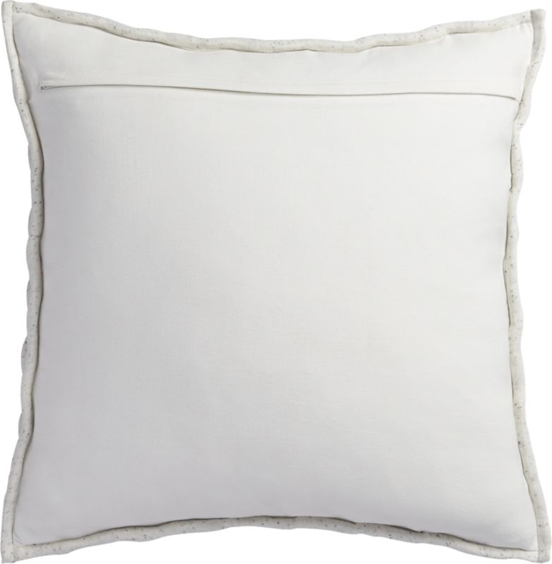 "20"" jersey interknit ivory pillow with down-alternative insert" - Image 4