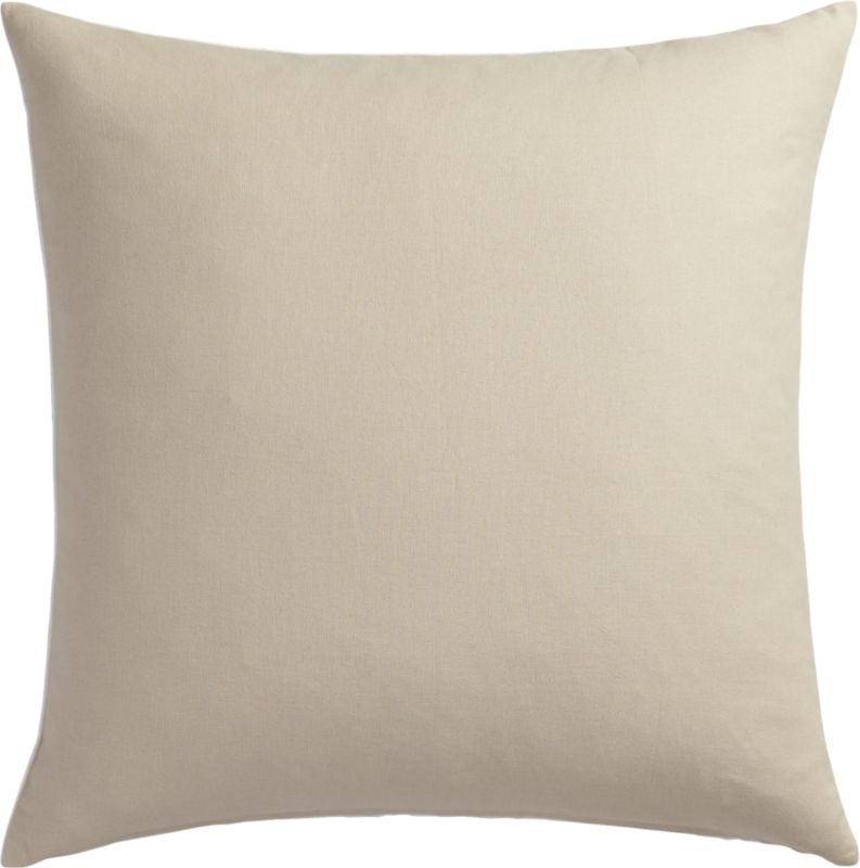 23"Leisure White Pillow with Feather-Down Insert - Image 2