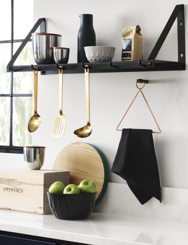 set of 3 brushed gold kitchen utensils - Image 5