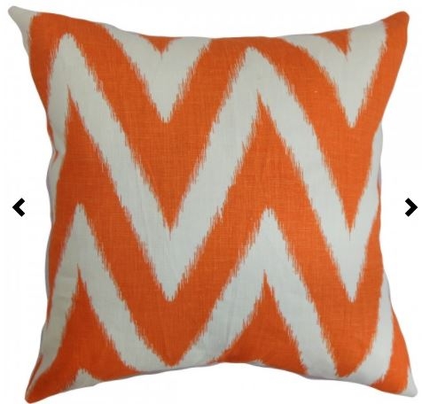 Bakana Zigzag Pillow Orange - Image 0