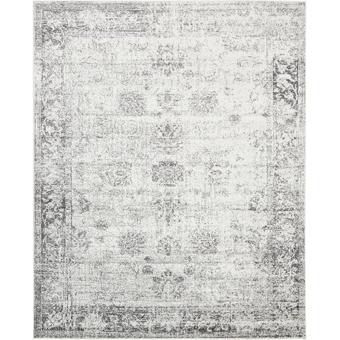 Ford Machine Woven Gray/Beige Area Rug, 8' x 10' - Image 0