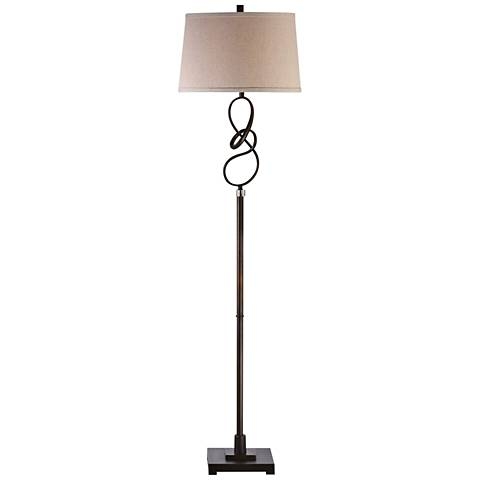 Uttermost Tenley Oil Rubbed Bronze Hand-Twisted Floor Lamp - Image 0