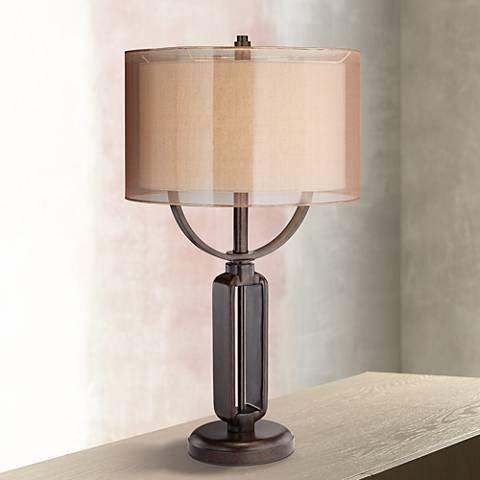 Franklin Iron Works Monroe Industrial Table Lamp - Image 0
