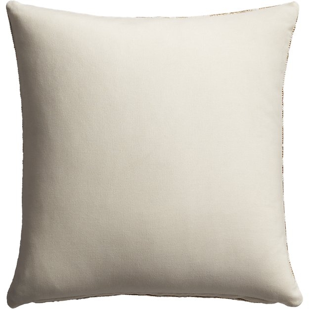 16" soiree natural pillow - down-alternative insert - Image 1