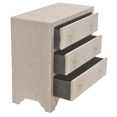 Gordy 3 Drawer Chest - Grey - Arlo Home - Image 3