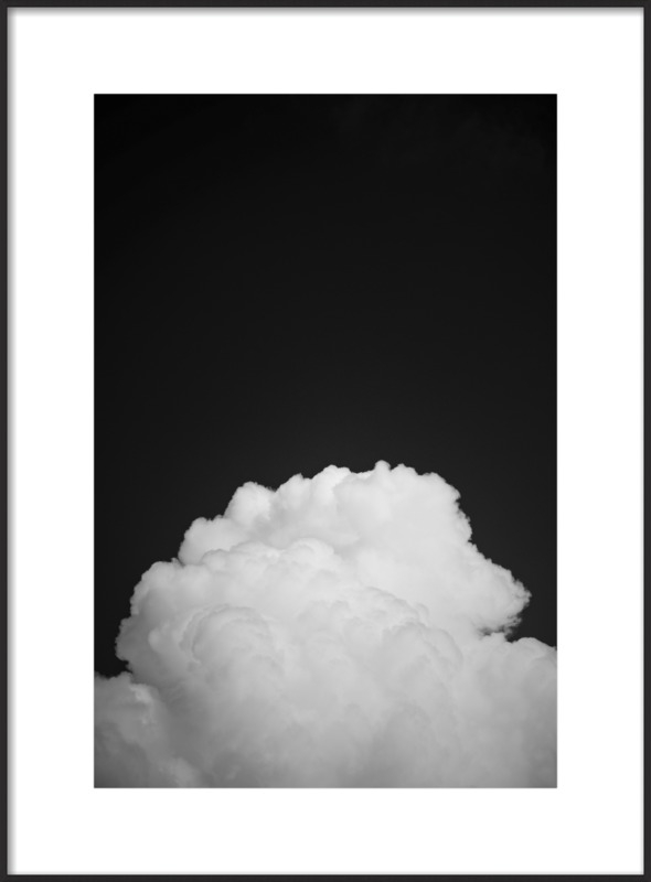 Black Clouds II - 22x30" - Matte Black Metal Frame with Matte - Image 0