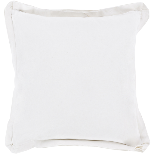 Triple Flange Throw Pillow, 18" x 18", with poly insert - Image 1