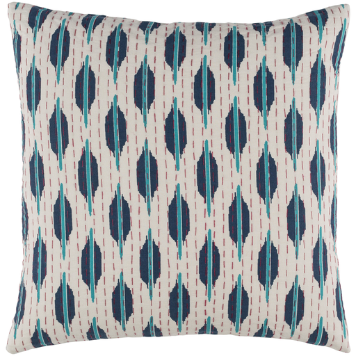 Kantha KTH-004 22"L x 22"W Polyester Filled Pillow - Image 1