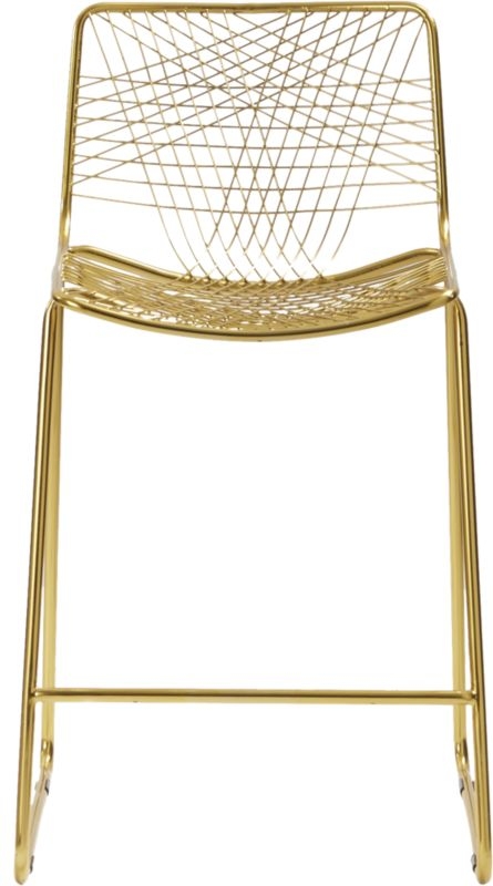 "alpha brass 24"" counter stool" - Image 4