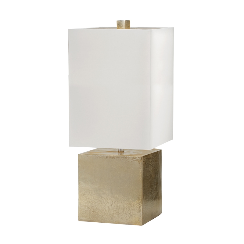 Cement Cube Lamp GOLD - Image 0