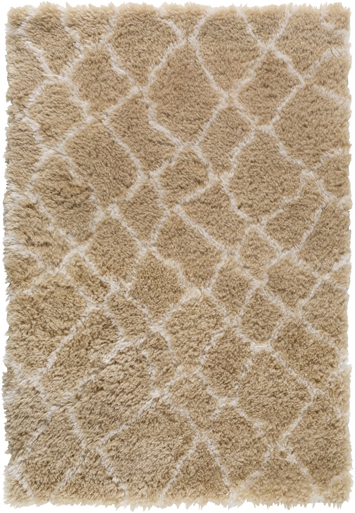 Llana Beige Indoor 8' x 10' Machine Woven Rug - Image 1