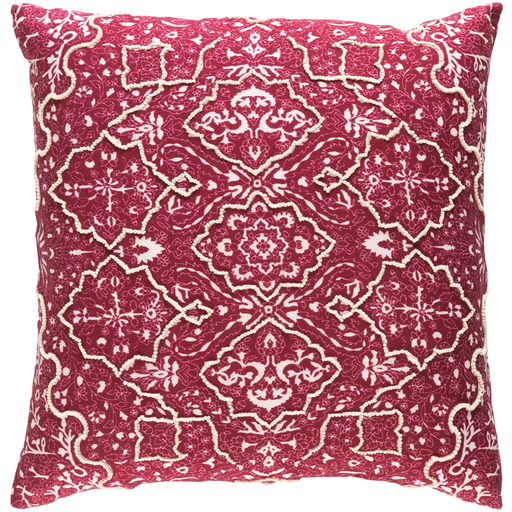 Batik Throw Pillow, 18" x 18", with poly insert - Image 1