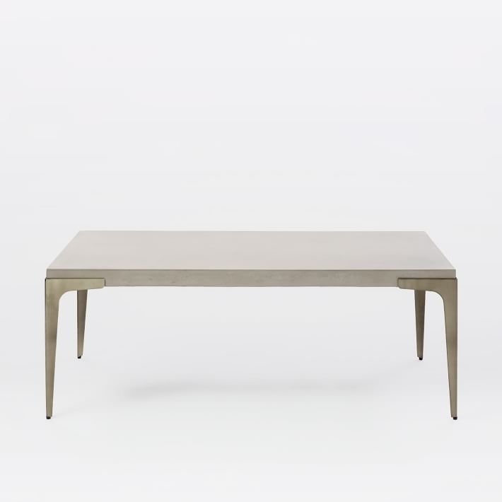 Brass + Concrete Coffee Table - Image 0