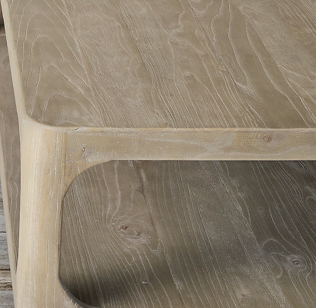 Martens Rectangular Coffee Table - 48", Aged Elm - Image 2