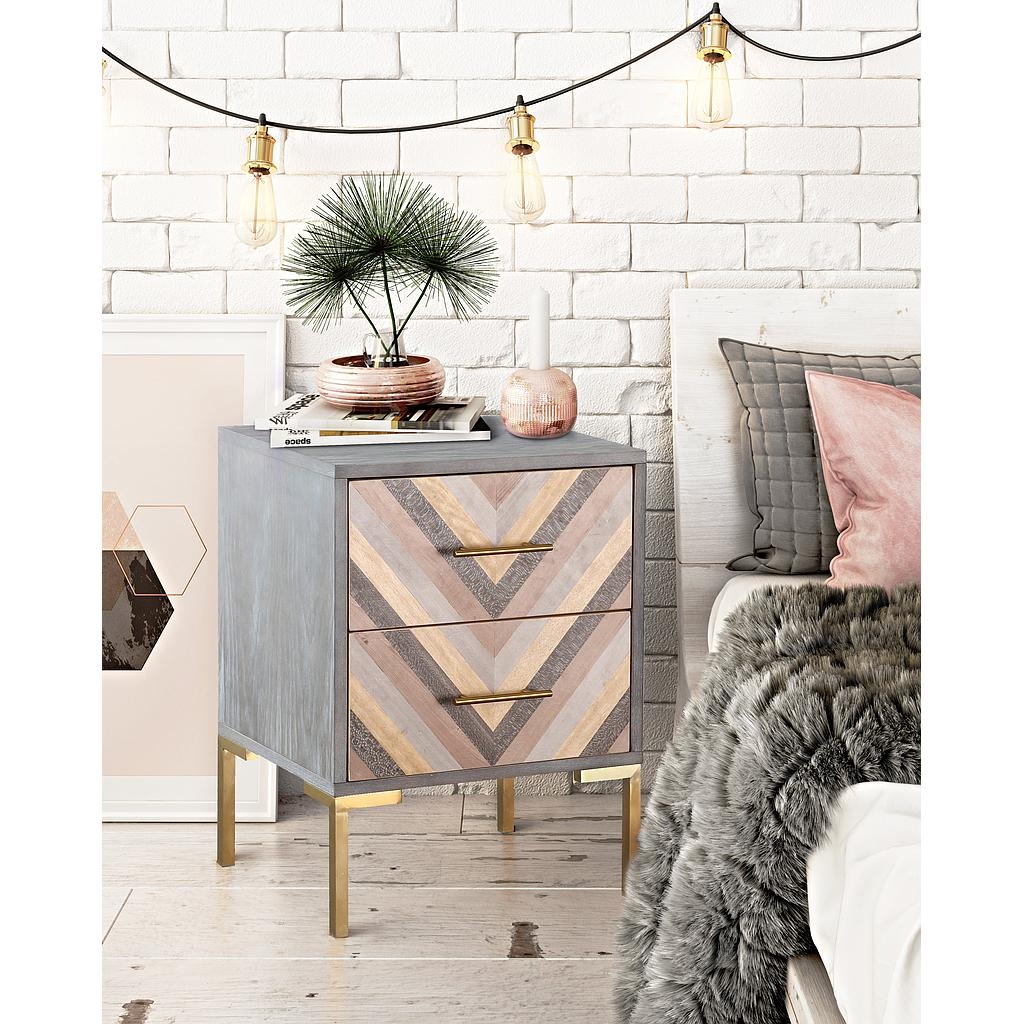 Quinn Grey Side Table - Image 1