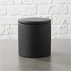 Rubber-Coated Black Canister - Image 0
