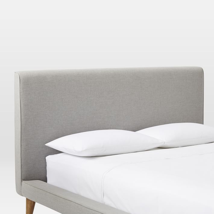 Mod Upholstered Platform Bed - Astor Velvet - King - Image 1