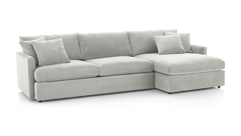 Lounge II 2-Piece Sectional Sofa - taft steel - Image 1